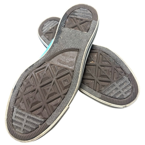 CONVERSE ALL STARS Women’s Rare Teal Blue Slip On Low Tops Size 6 EUC - Picture 8 of 10